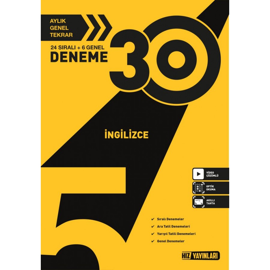 HIZ 5. Sınıf İngilizce 30'lu Deneme HIZ 5. Sınıf İngilizce 30'lu Deneme